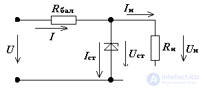   Parametric voltage regulator 