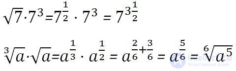   Properties of arithmetic roots 
