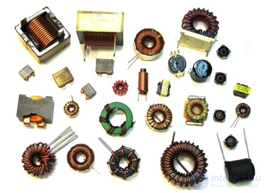 Electric inductor: principle of operation, purpose, application