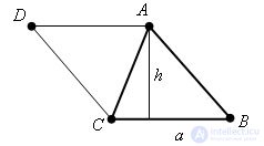 Area of ​​a triangle