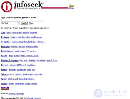   Popular search engines in the 90s: then and now 