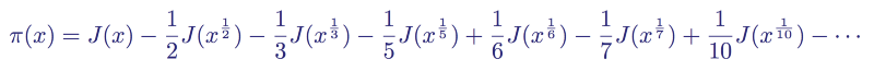 Zeta function of Riemann