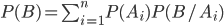   Full probability formula 