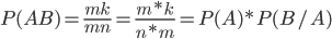   The addition theorem for probabilities of incompatible events 