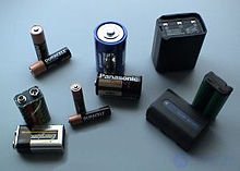 Battery.  The main types of sources of primary nutrition
