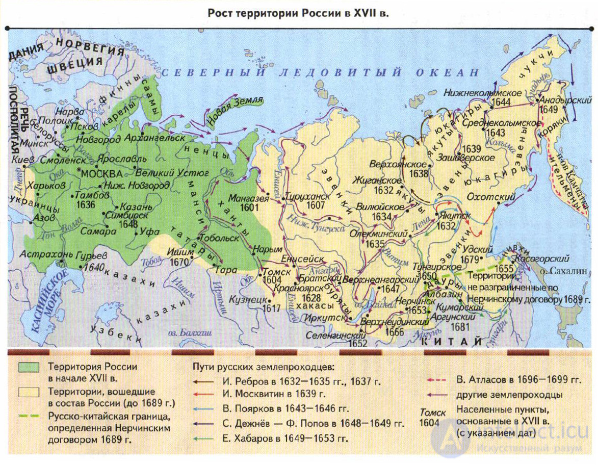 9.2.  XVII century in the history of Russia